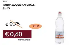 Prezzemolo e Vitale Panna acqua naturale offerta