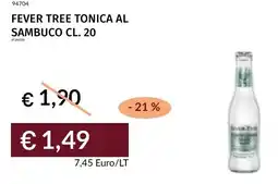Prezzemolo e Vitale Fever tree tonica al sambuco offerta