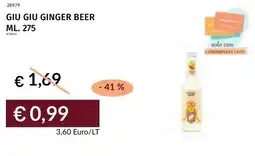 Prezzemolo e Vitale Giu giu ginger beer offerta