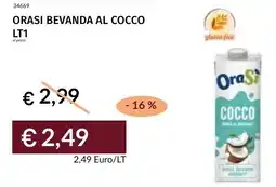 Prezzemolo e Vitale Orasi bevanda al cocco offerta