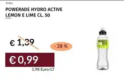 Prezzemolo e Vitale Powerade hydro active lemon e lime offerta