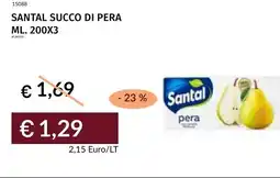 Prezzemolo e Vitale Santal succo di pera offerta