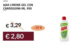 Prezzemolo e Vitale Ajax limone gel con candeggina offerta