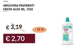 Prezzemolo e Vitale Amuchina pavimenti fresh aloe offerta