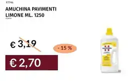 Prezzemolo e Vitale Amuchina pavimenti limone offerta