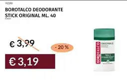 Prezzemolo e Vitale Borotalco deodorante stick original offerta