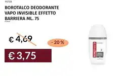 Prezzemolo e Vitale Borotalco deodorante vapo invisible effetto barriera offerta