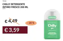 Prezzemolo e Vitale Chilly detergente intimo fresco offerta