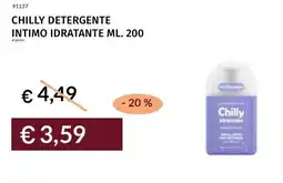 Prezzemolo e Vitale Chilly detergente intimo idratante offerta