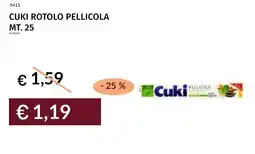 Prezzemolo e Vitale Cuki rotolo pellicola mt. 25 offerta