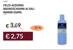 Prezzemolo e Vitale Felce azzurra bagnoschiuma ai sali marini offerta