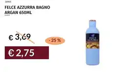 Prezzemolo e Vitale Felce azzurra bagno argan offerta