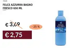 Prezzemolo e Vitale Felce azzurra bagno fresco offerta