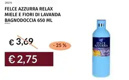 Prezzemolo e Vitale Felce azzurra relax miele e fiori di lavanda bagnodoccia offerta