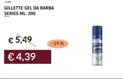 Prezzemolo e Vitale Gillette gel da barba series offerta