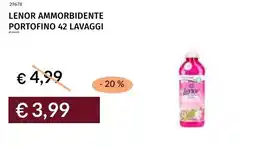 Prezzemolo e Vitale Lenor ammorbidente portofino 42 lavaggi offerta