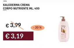 Prezzemolo e Vitale Kaloderma crema corpo nutriente offerta