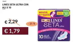 Prezzemolo e Vitale Lines seta ultra con ali x 10 offerta