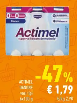 Conad Actimel danone offerta