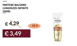 Prezzemolo e Vitale Pantene balsamo lunghezze infinite offerta