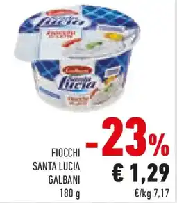 Conad Fiocchi santa lucia GALBANI offerta