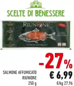 Conad Salmone affumicato RIUNIONE offerta