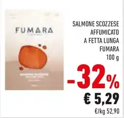 Conad Salmone scozzese affumicato a fetta lunga FUMARA offerta