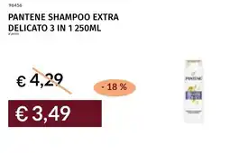 Prezzemolo e Vitale Pantene shampoo extra delicato 3 in 1 offerta