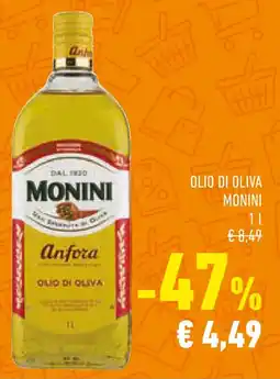 Conad Olio di oliva MONINI offerta