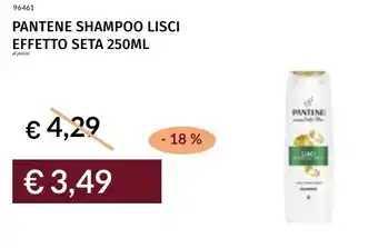 Prezzemolo e Vitale Pantene shampoo lisci effetto seta offerta