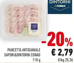 Conad Pancetta artigianale SAPORI&DINTORNI CONAD offerta