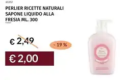 Prezzemolo e Vitale Perlier ricette naturali sapone liquido alla fresia offerta