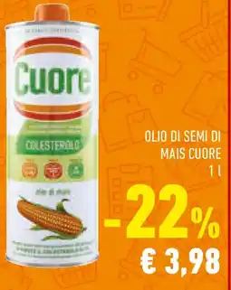 Conad Olio di semi di mais CUORE offerta