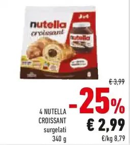Conad 4 nutella croissant offerta