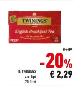 Conad Tè twinings offerta