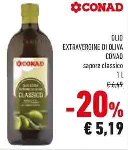 Conad Olio extravergine di oliva conad sapore classico offerta