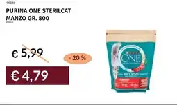 Prezzemolo e Vitale Purina one sterilcat manzo offerta