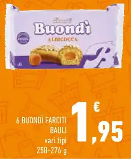 Conad 6 buondì farciti BAULI offerta