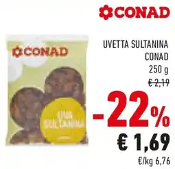 Conad Uvetta sultanina CONAD offerta