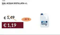 Prezzemolo e Vitale Sial acqua distillata offerta