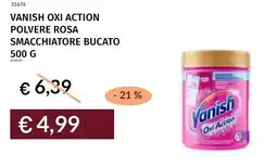 Prezzemolo e Vitale Vanish oxi action polvere rosa smacchiatore bucato offerta