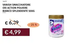 Prezzemolo e Vitale Vanish smacchiatore oxi action polvere bianco splendente offerta