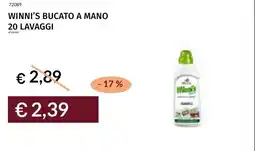 Prezzemolo e Vitale Winni's bucato a mano 20 lavaggi offerta