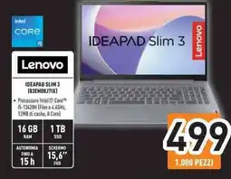 Unieuro Lenovo IDEAPAD SLIM 3 (83EM00J7IX) offerta