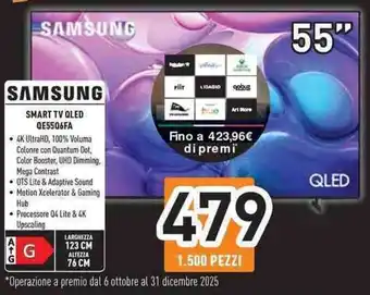 SAMSUNG SMART TV QLED QE55Q6FA