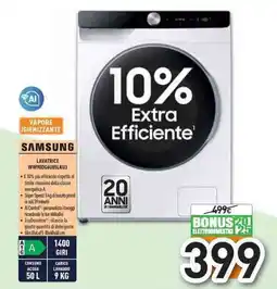 Unieuro SAMSUNG LAVATRICE WW90DG6U85LKU3 offerta
