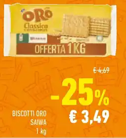Conad Biscotti oro SAIWA offerta