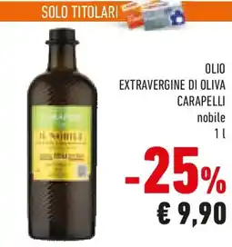 Conad Olio extravergine di oliva carapelli nobile offerta
