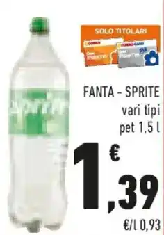 Conad Fanta - sprite offerta