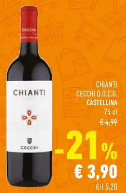 Conad Chianti cecchi d.o.c.g. castellina offerta